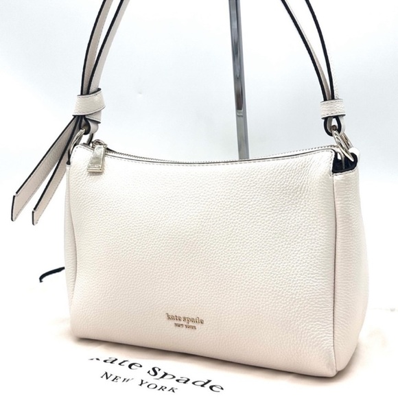kate spade Handbags - Kate Spade Medium Knot shoulder Bag White